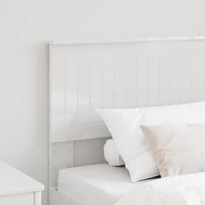 vidaXL Headboard Gloss White Engineered wood