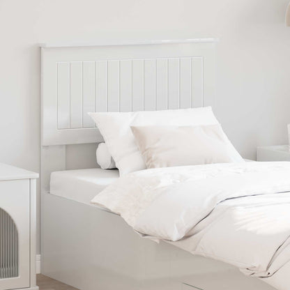 vidaXL Headboard High Gloss White Engineered wood