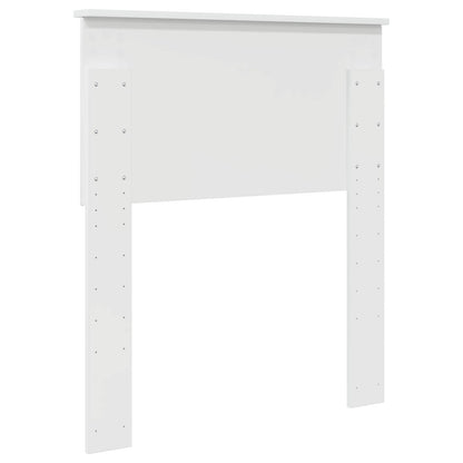 vidaXL Headboard Gloss White Engineered wood