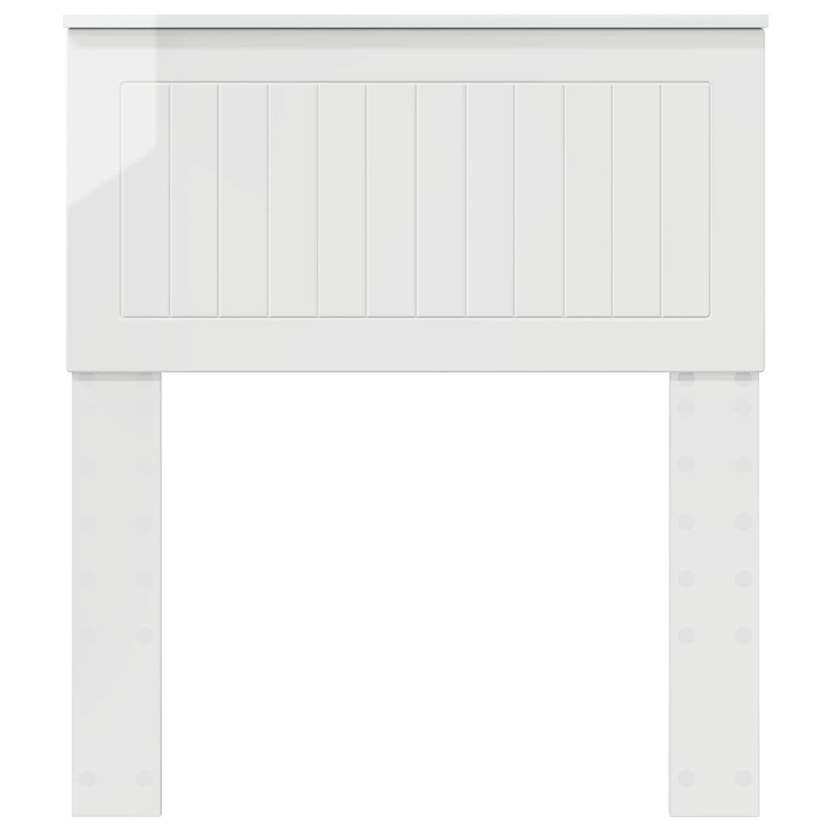 vidaXL Headboard High Gloss White Engineered wood