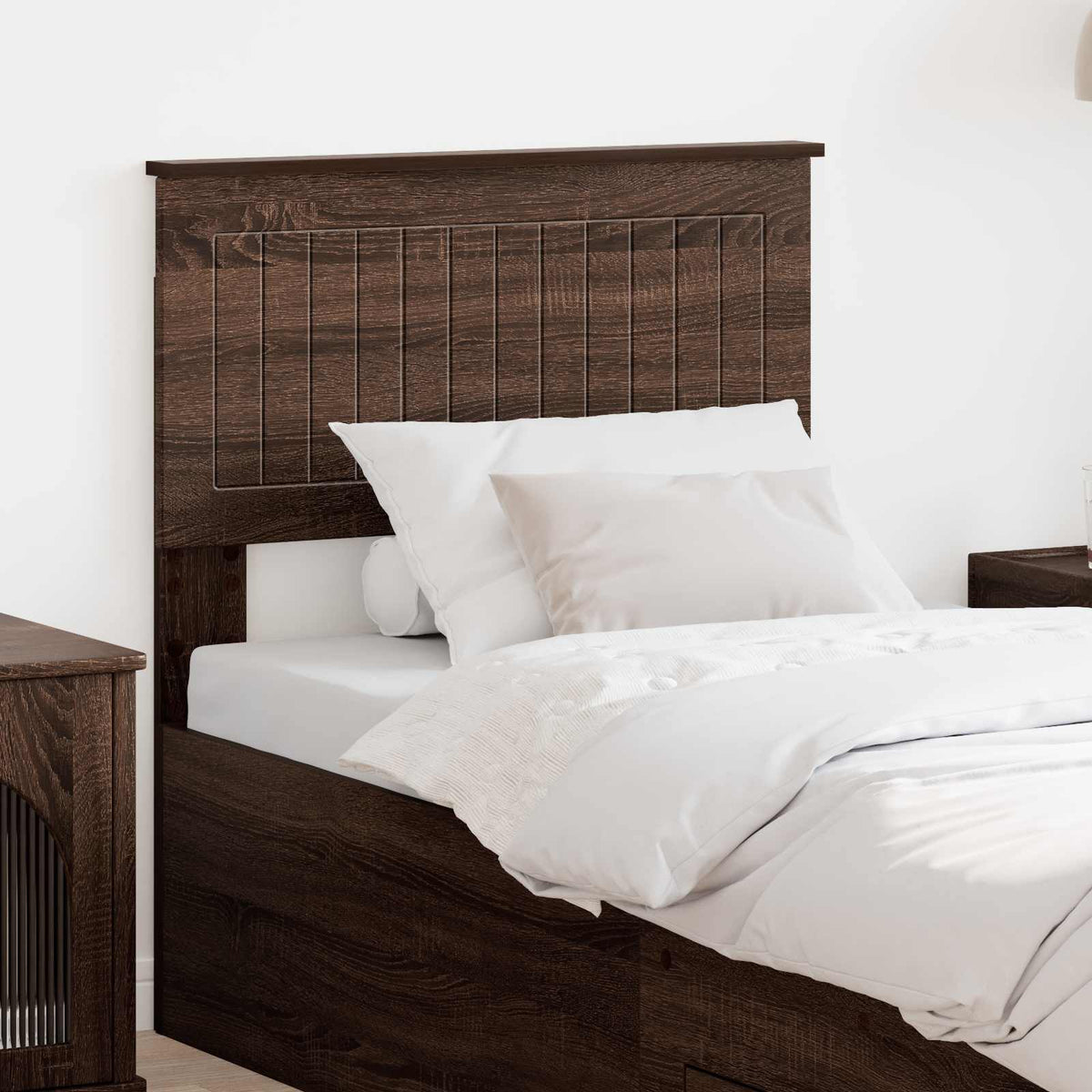 vidaXL Headboard Brown Oak Engineered wood