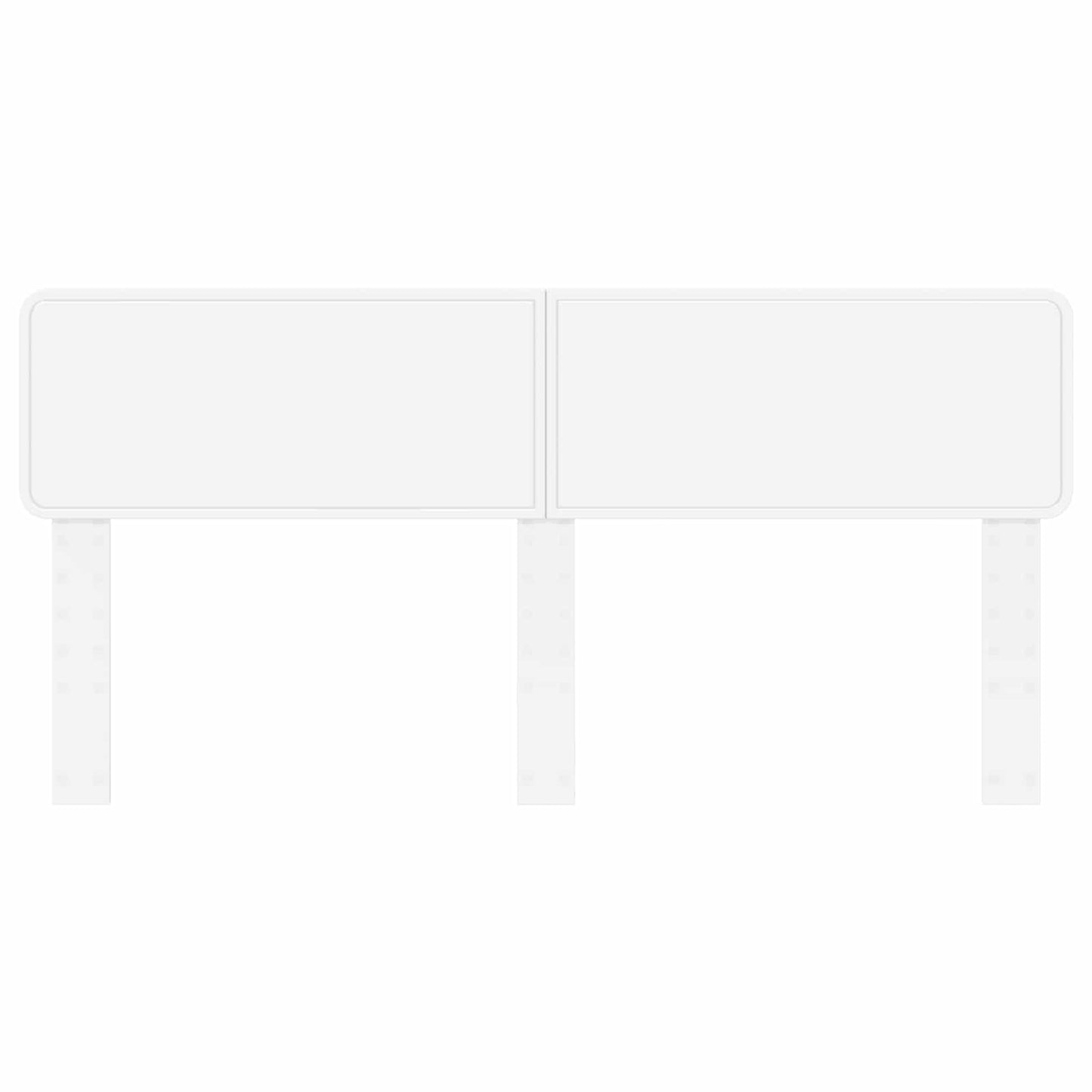 vidaXL Headboard White Engineered wood