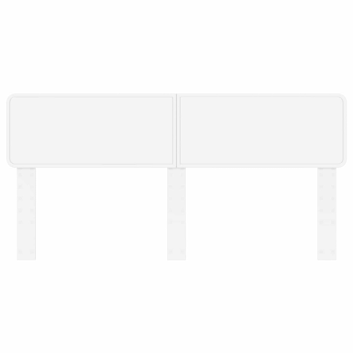 vidaXL Headboard White Engineered wood