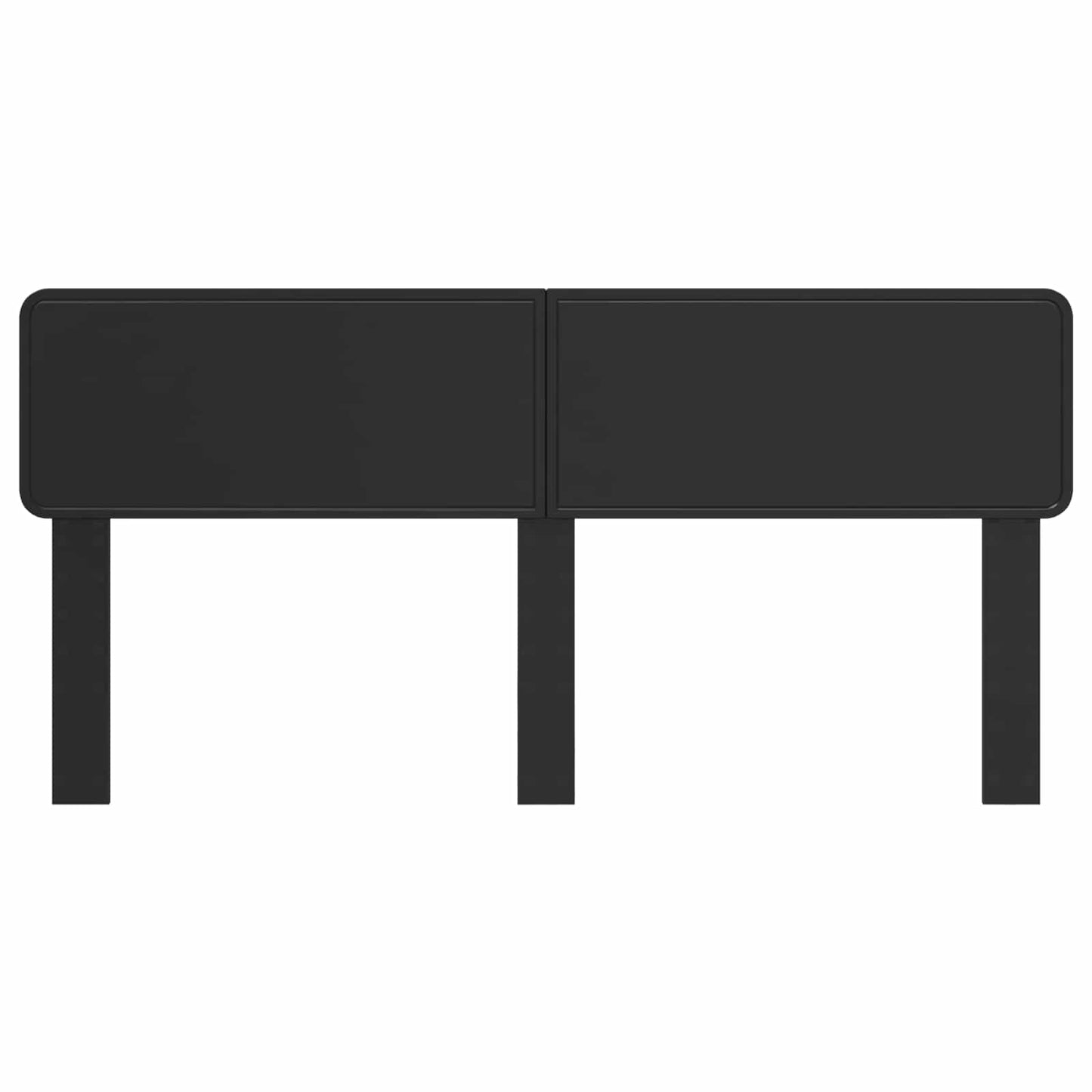 vidaXL Headboard Black Oak Engineered wood