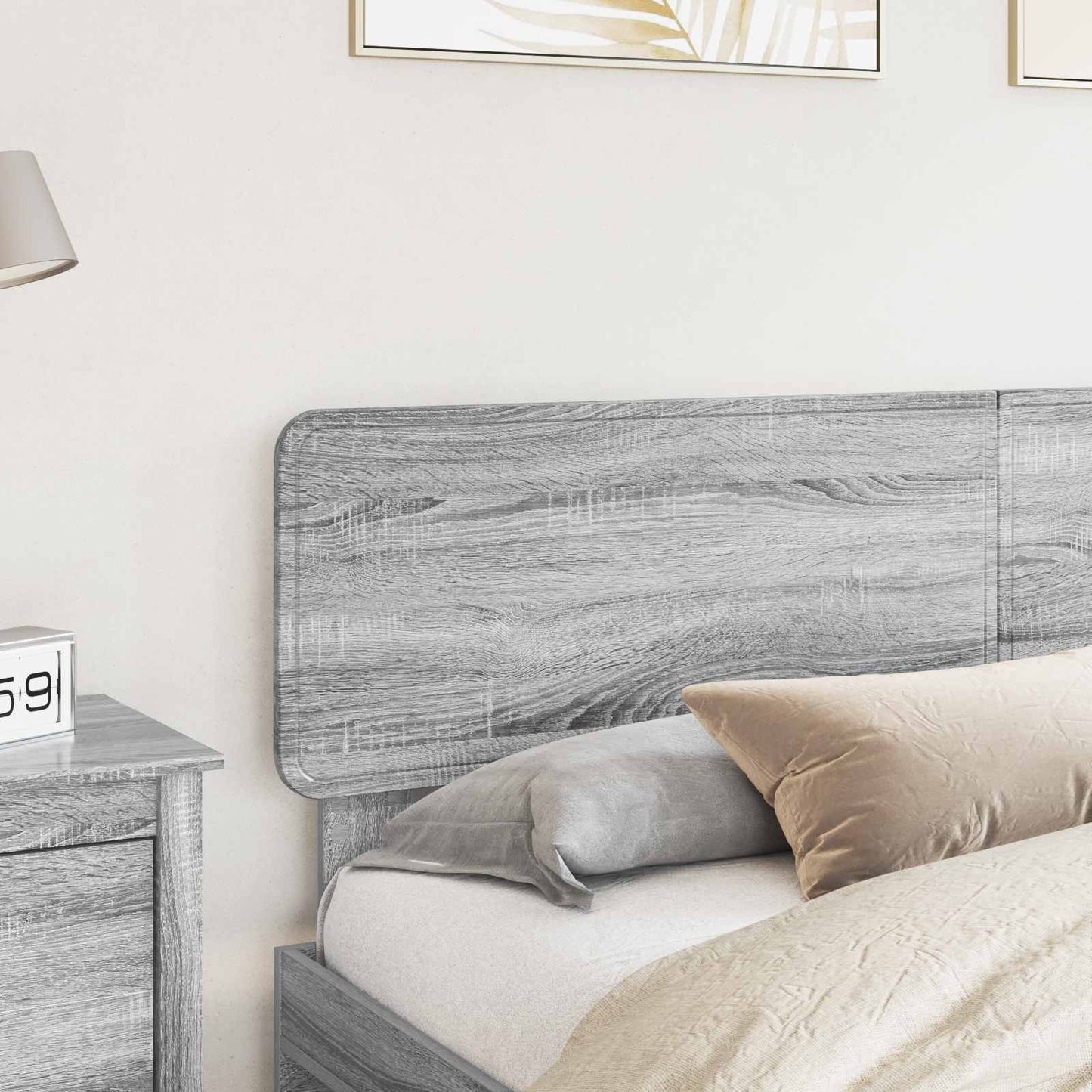 vidaXL Headboard Grey Sonoma Engineered wood