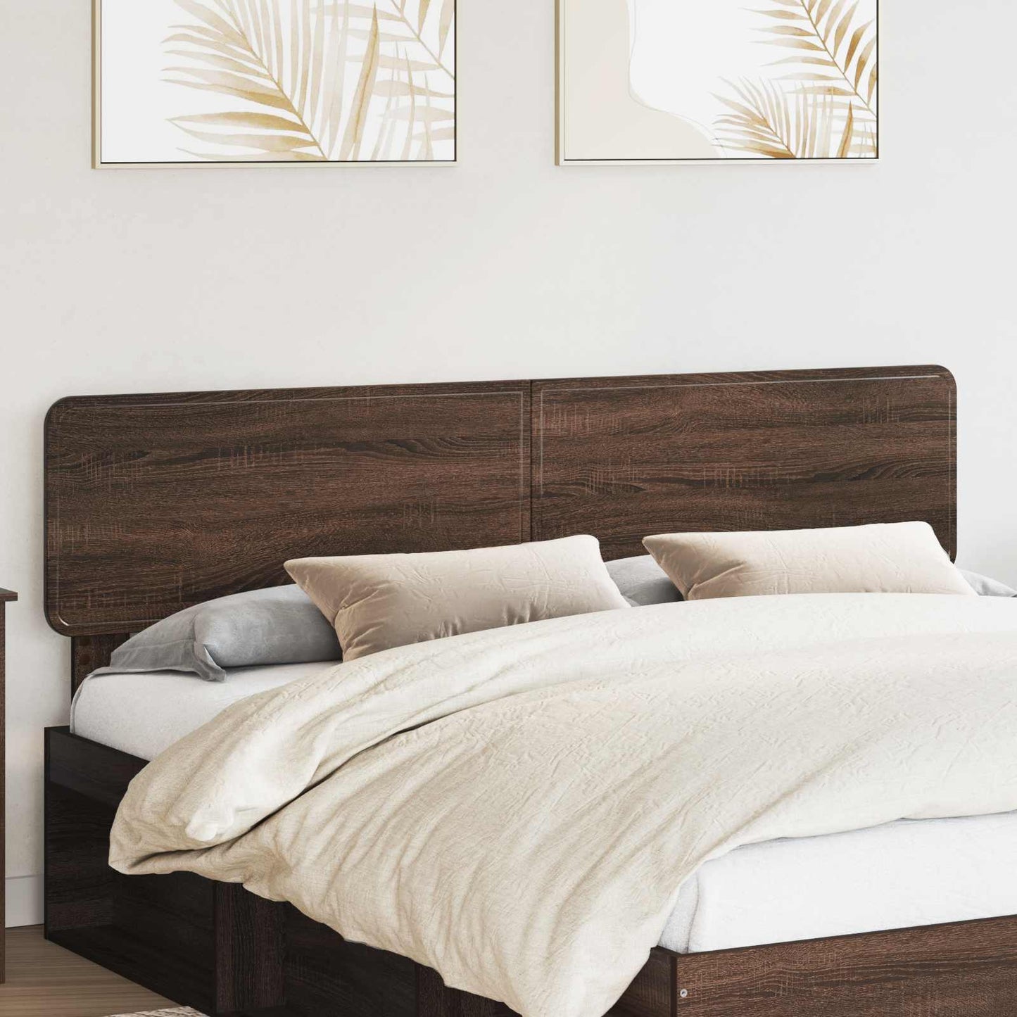 vidaXL Headboard Brown Oak Engineered wood