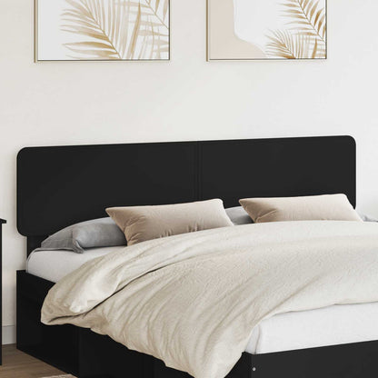 vidaXL Headboard Black Oak Engineered wood