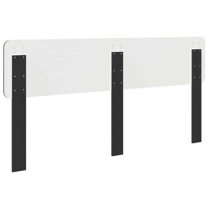 vidaXL Headboard Black Oak Engineered wood