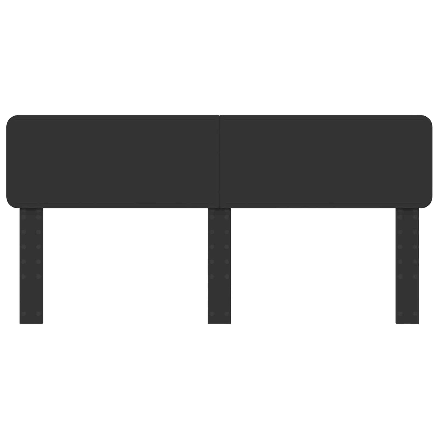vidaXL Headboard Black Oak Engineered wood