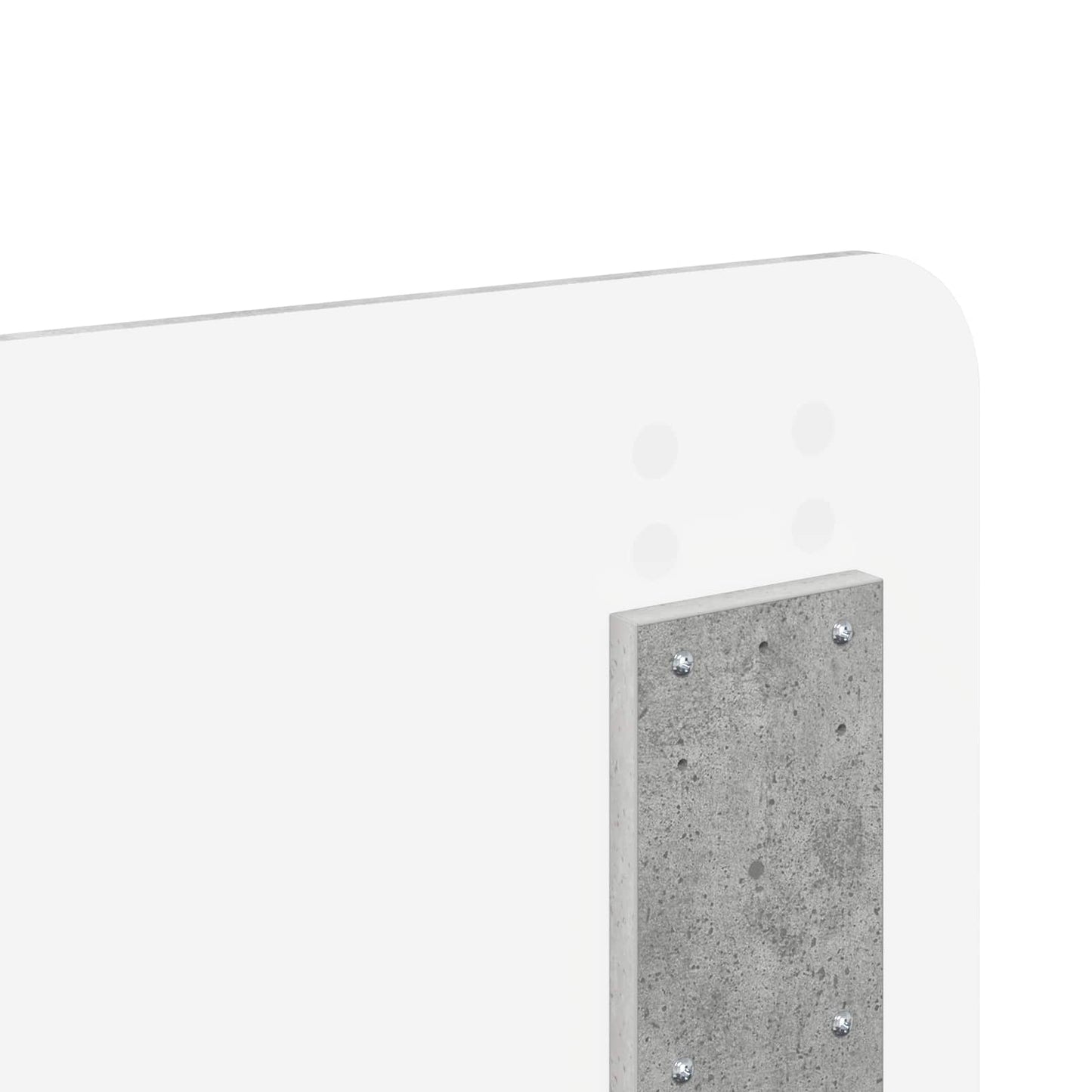vidaXL Headboard Concrete Grey Engineered wood