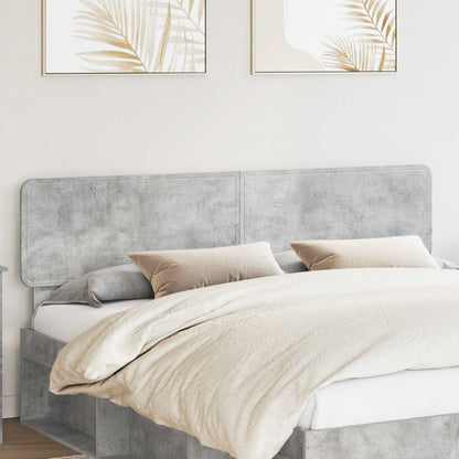 vidaXL Headboard Concrete Grey Engineered wood