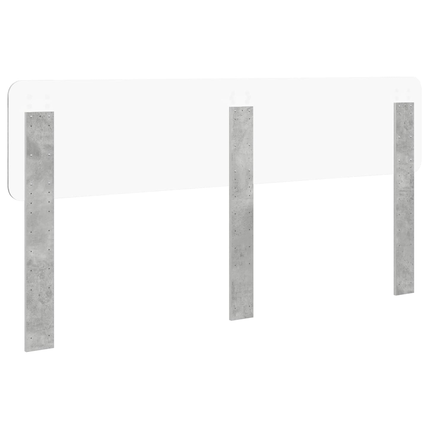 vidaXL Headboard Concrete Grey Engineered wood