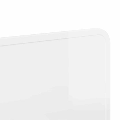 vidaXL Headboard Gloss White Engineered wood