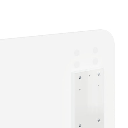vidaXL Headboard Gloss White Engineered wood