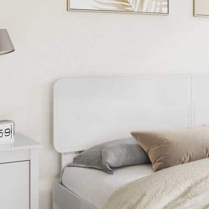 vidaXL Headboard Gloss White Engineered wood