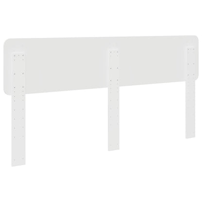 vidaXL Headboard Gloss White Engineered wood