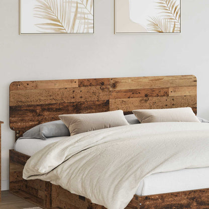 vidaXL Headboard Old Wood Engineered wood