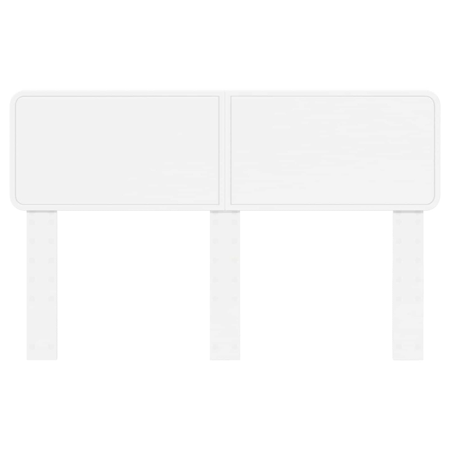 vidaXL Headboard White Engineered wood