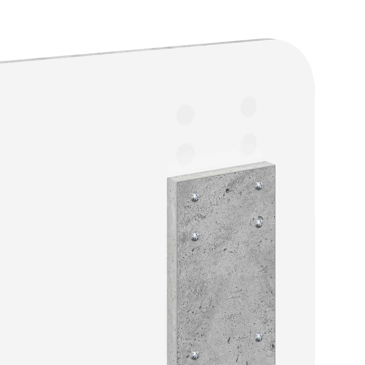 vidaXL Headboard Concrete Grey Engineered wood