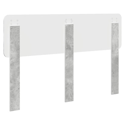 vidaXL Headboard Concrete Grey Engineered wood