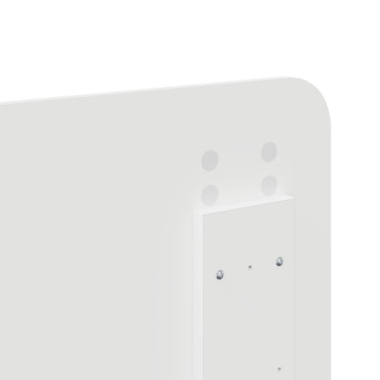 vidaXL Headboard Gloss White Engineered wood