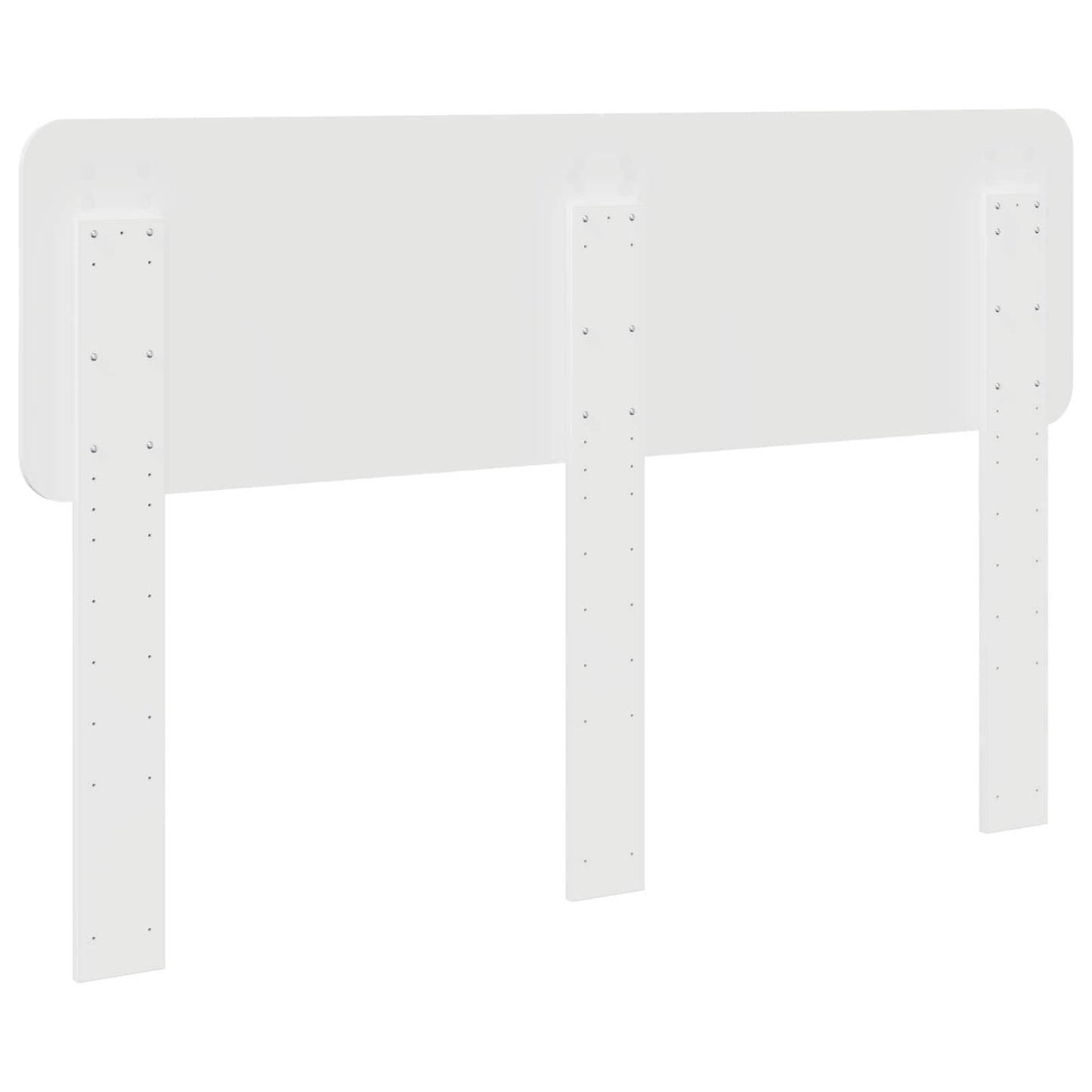 vidaXL Headboard Gloss White Engineered wood