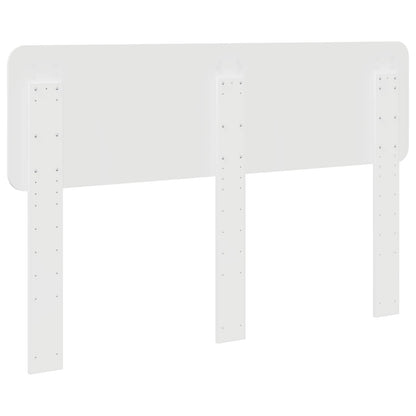 vidaXL Headboard Gloss White Engineered wood