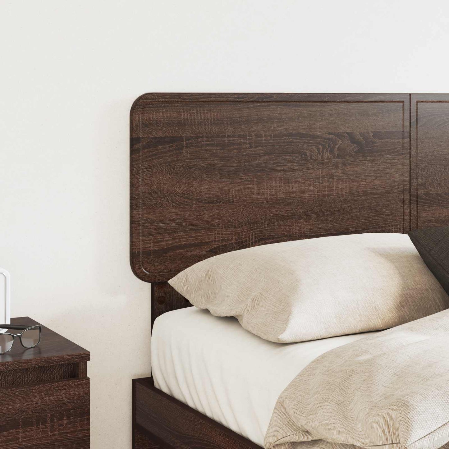 vidaXL Headboard Brown Oak Engineered wood