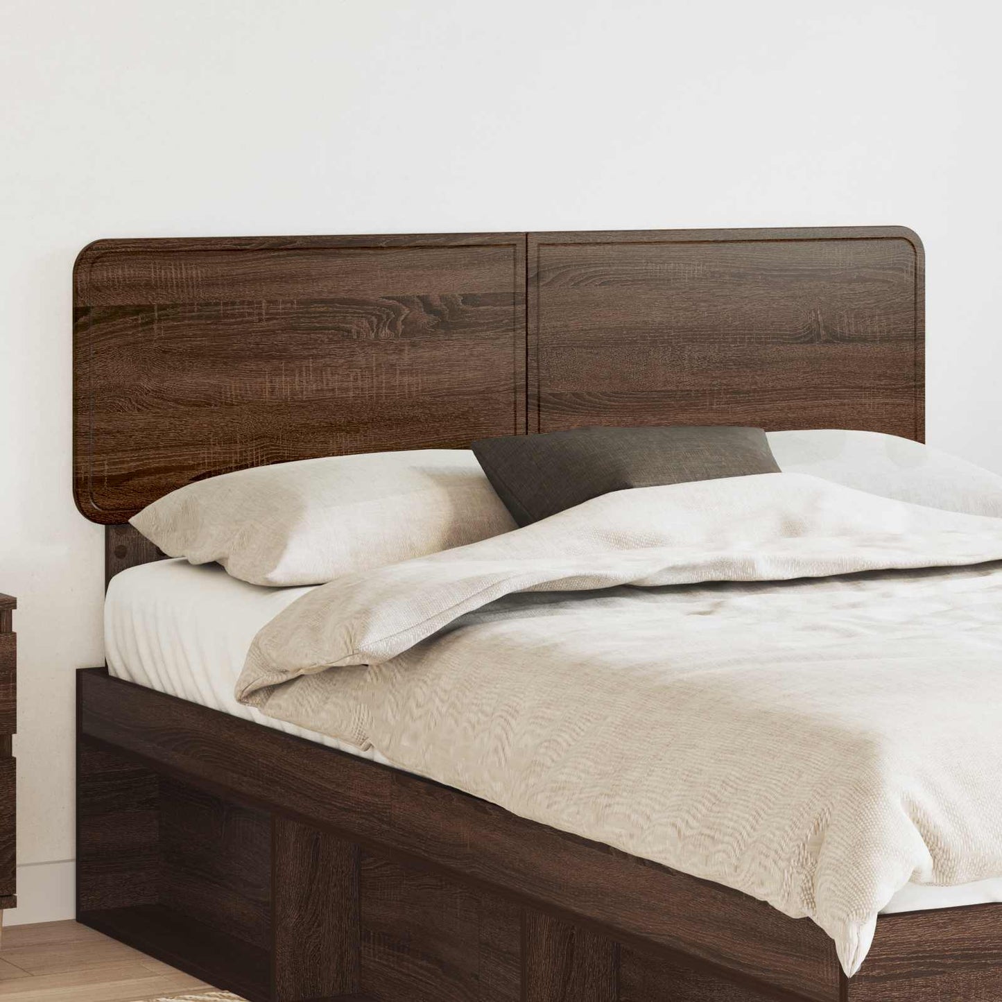 vidaXL Headboard Brown Oak Engineered wood