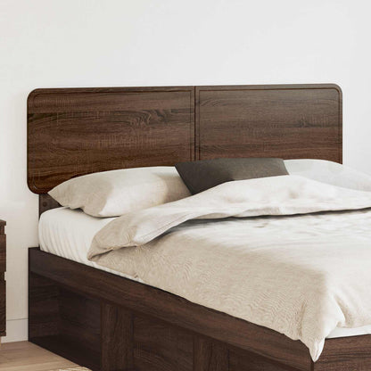 vidaXL Headboard Brown Oak Engineered wood