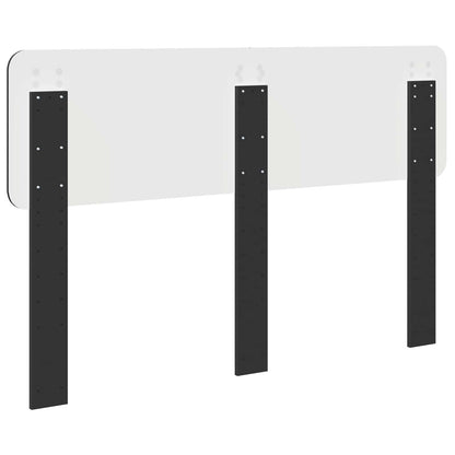 vidaXL Headboard Black Oak Engineered wood