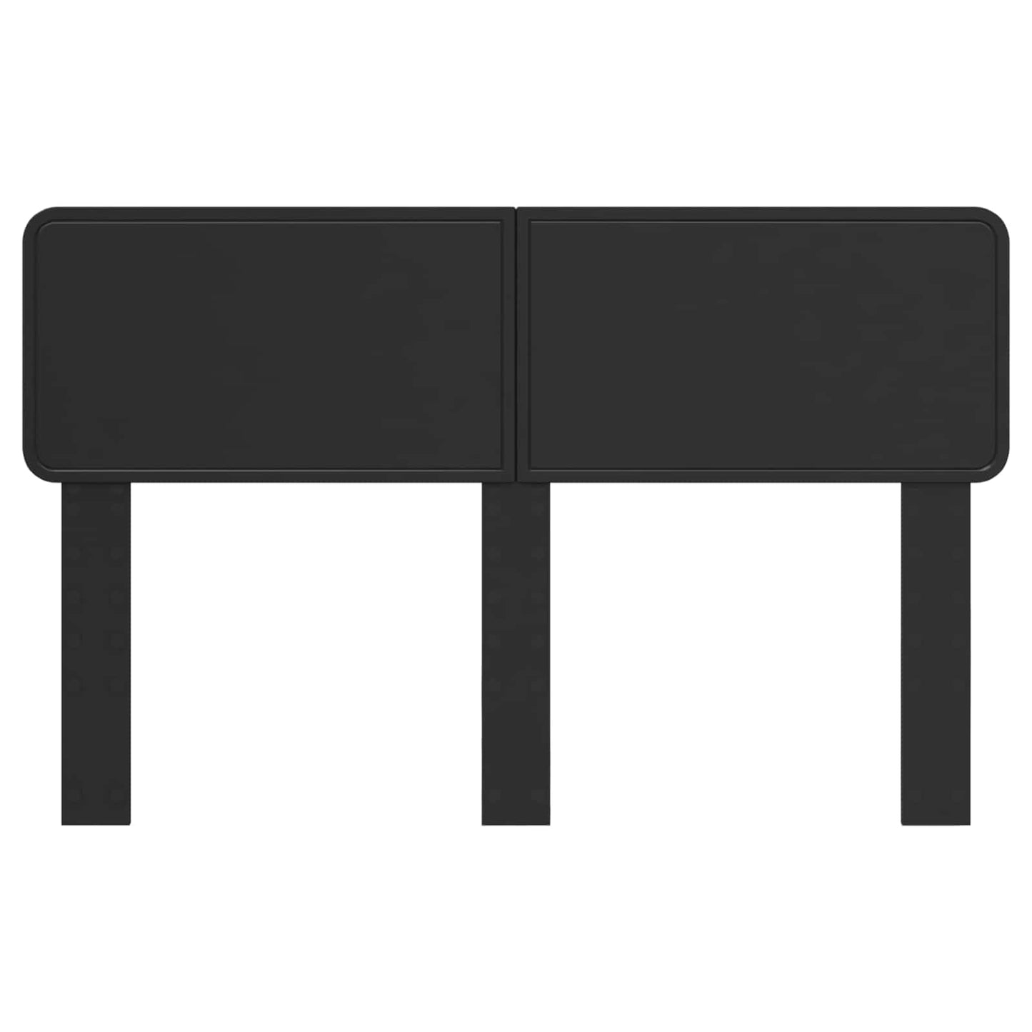 vidaXL Headboard Black Oak Engineered wood
