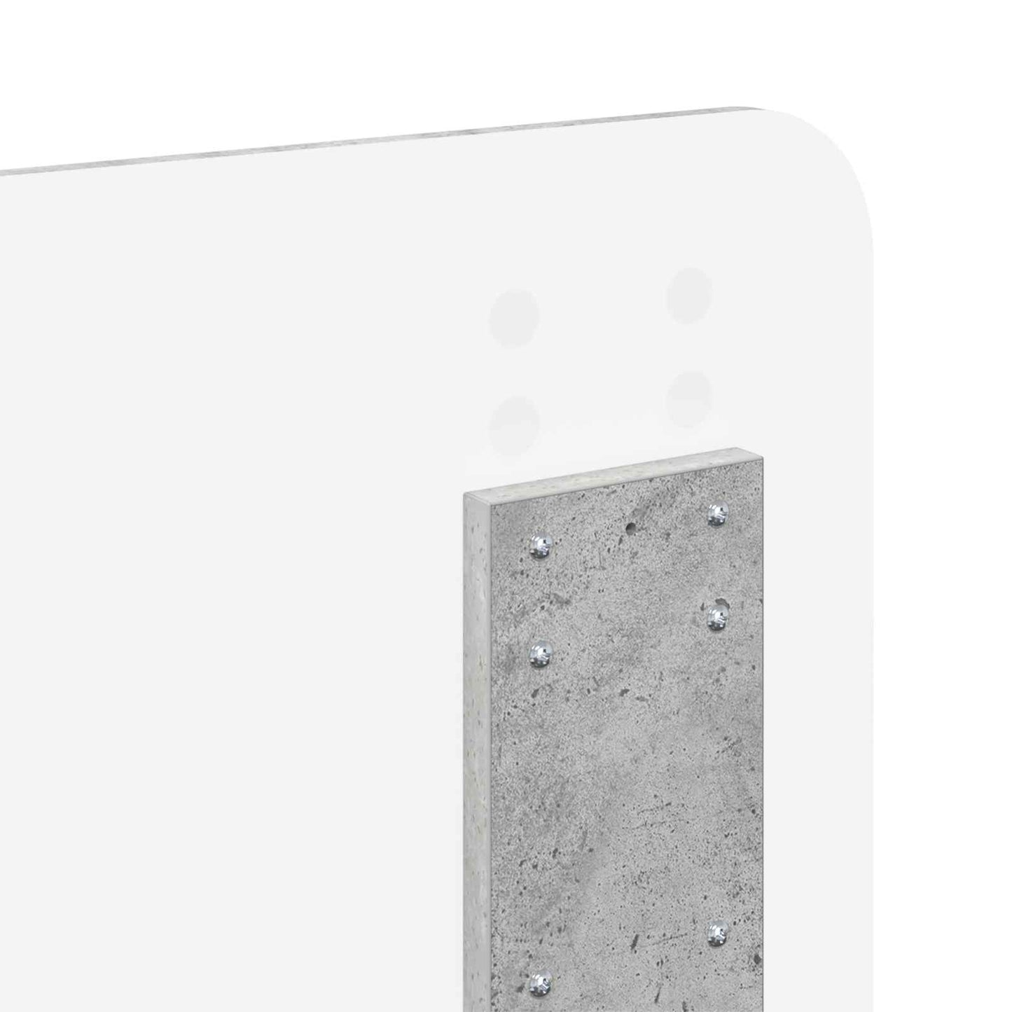 vidaXL Headboard Concrete Grey Engineered wood