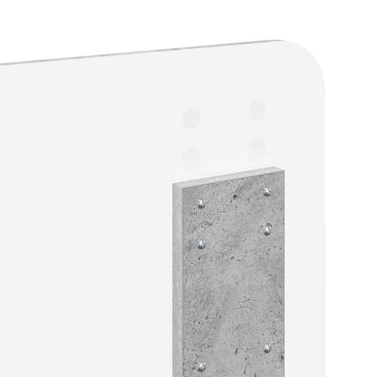 vidaXL Headboard Concrete Grey Engineered wood