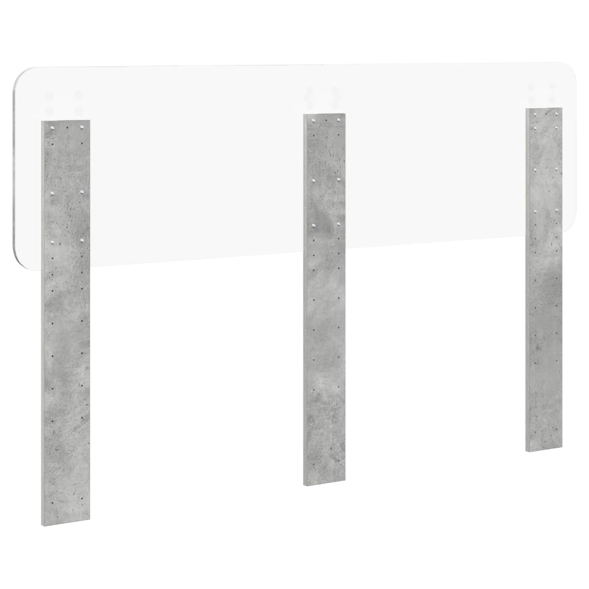 vidaXL Headboard Concrete Grey Engineered wood