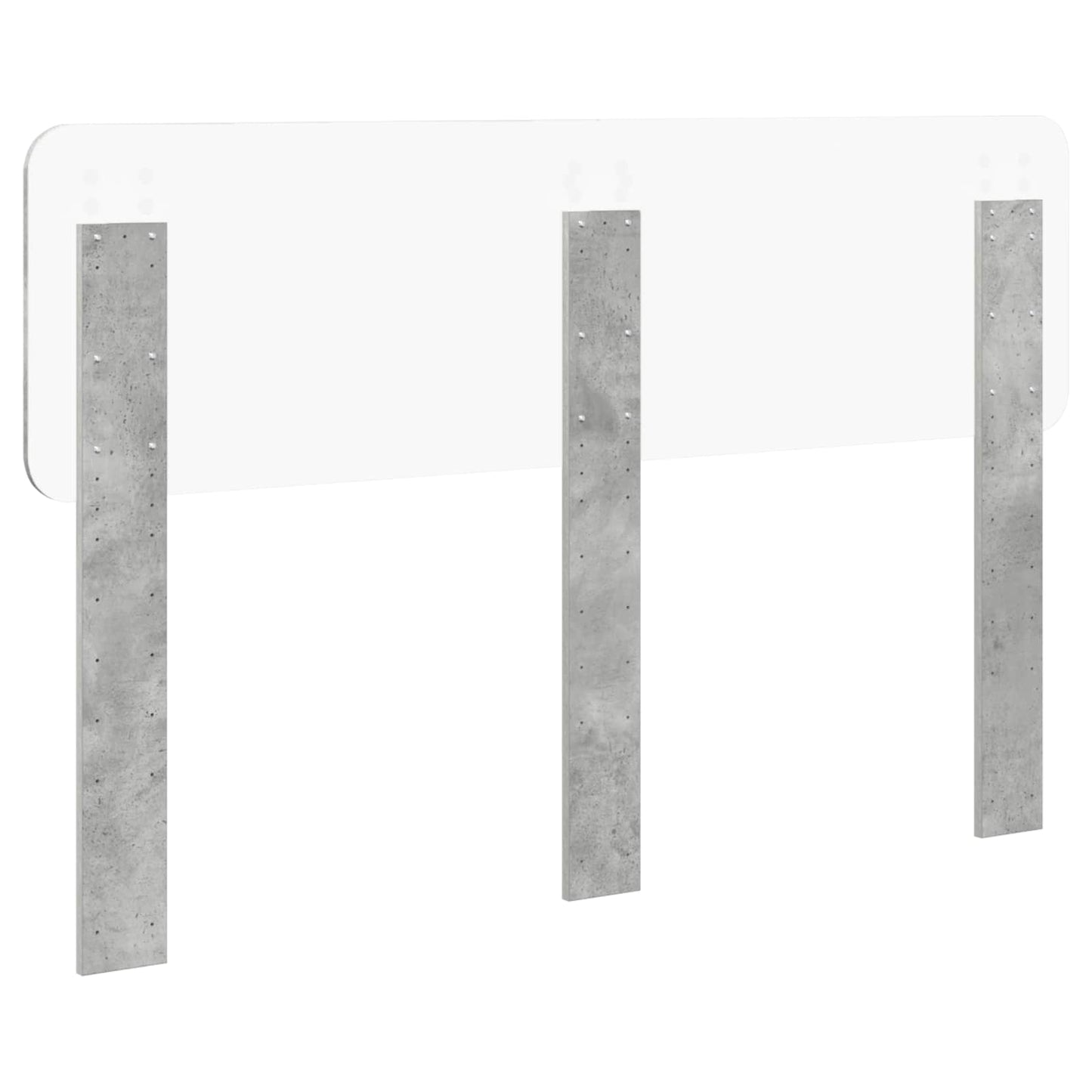 vidaXL Headboard Concrete Grey Engineered wood