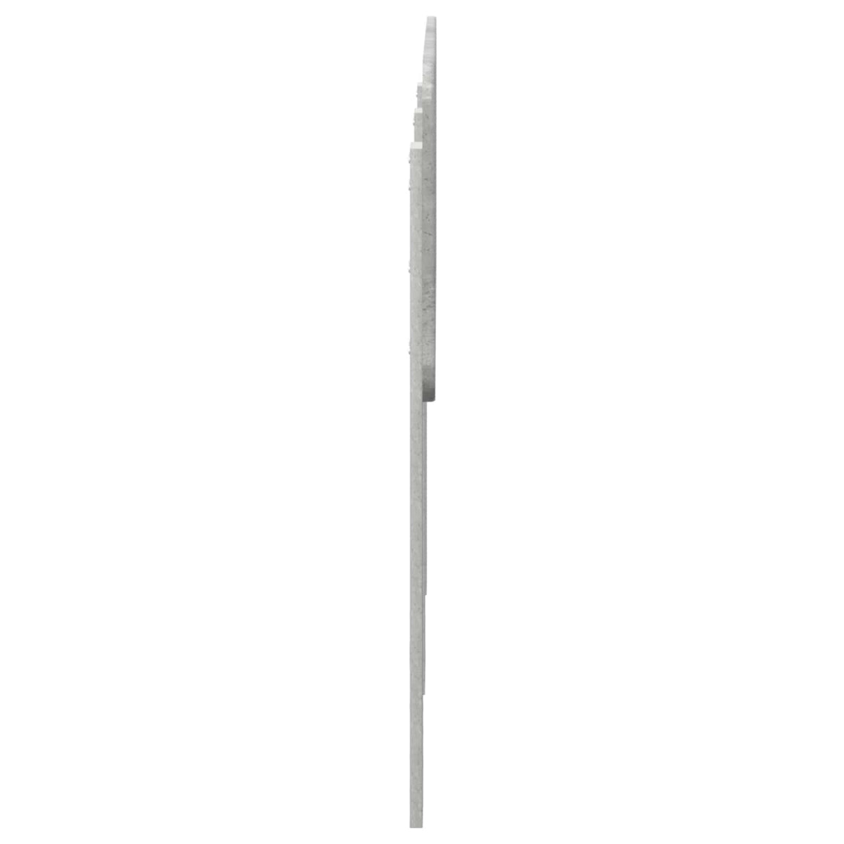 vidaXL Headboard Concrete Grey Engineered wood