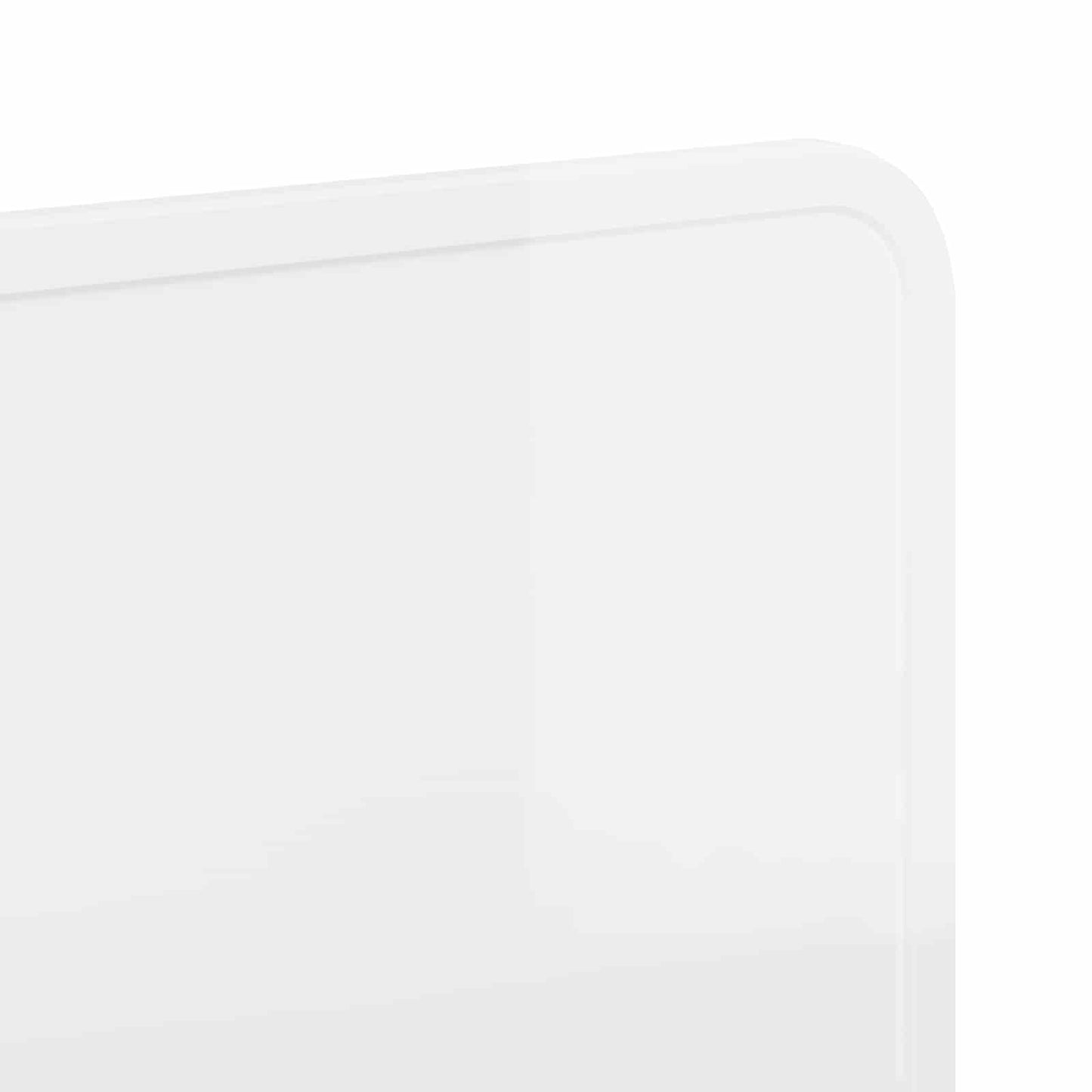 vidaXL Headboard Gloss White Engineered wood