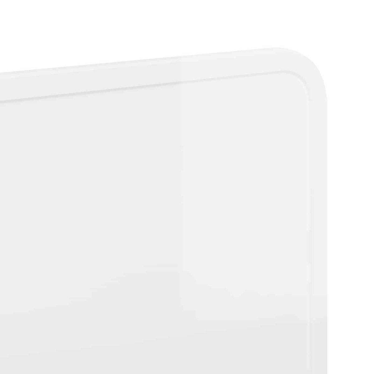vidaXL Headboard Gloss White Engineered wood
