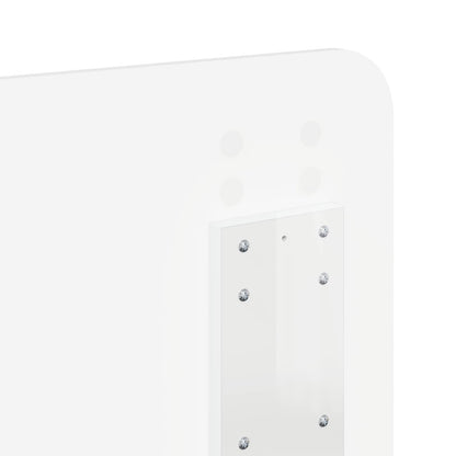 vidaXL Headboard Gloss White Engineered wood