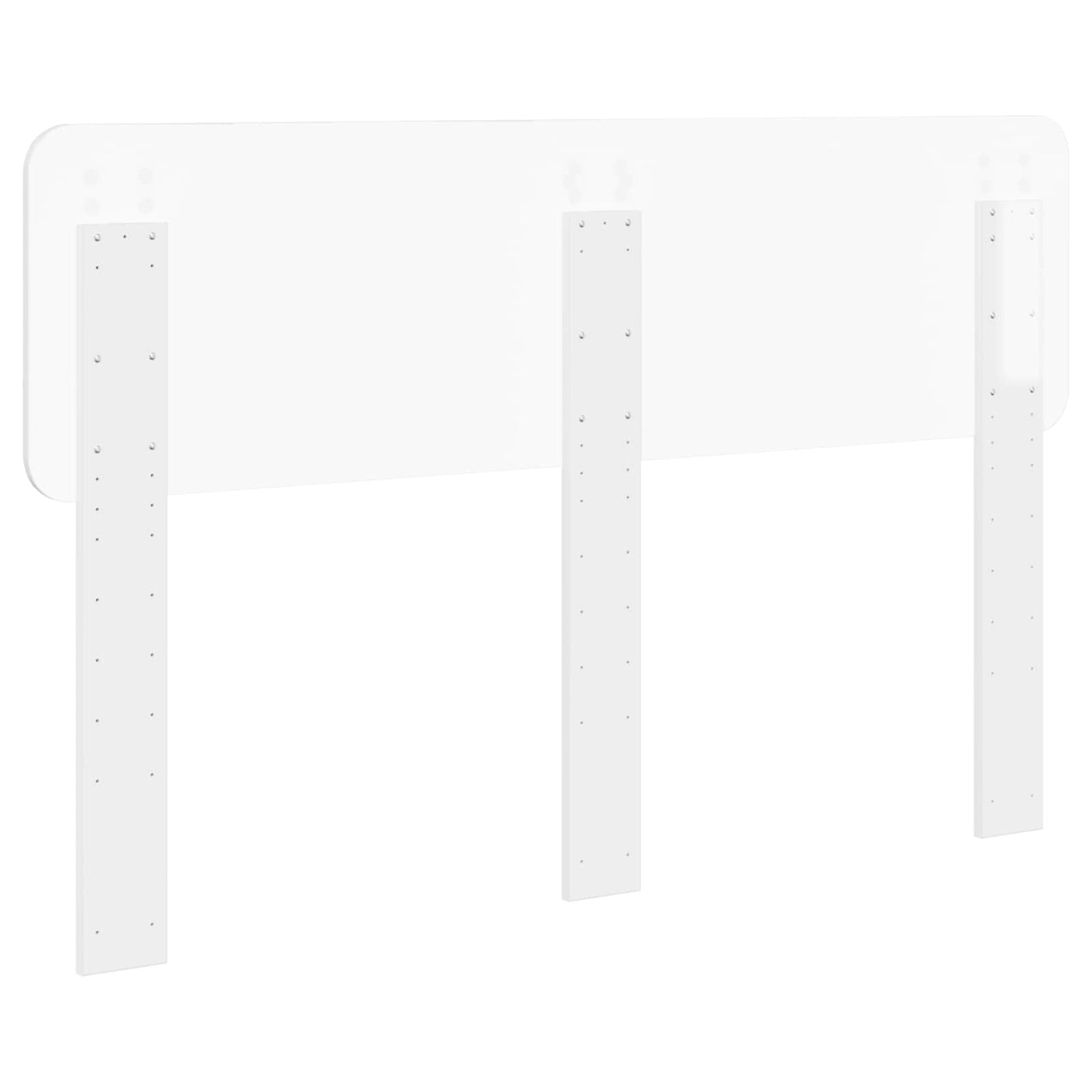 vidaXL Headboard Gloss White Engineered wood