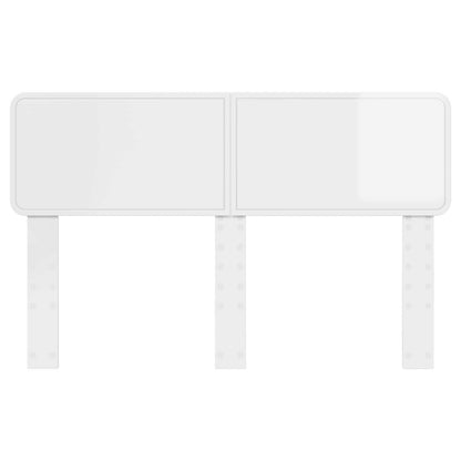 vidaXL Headboard Gloss White Engineered wood