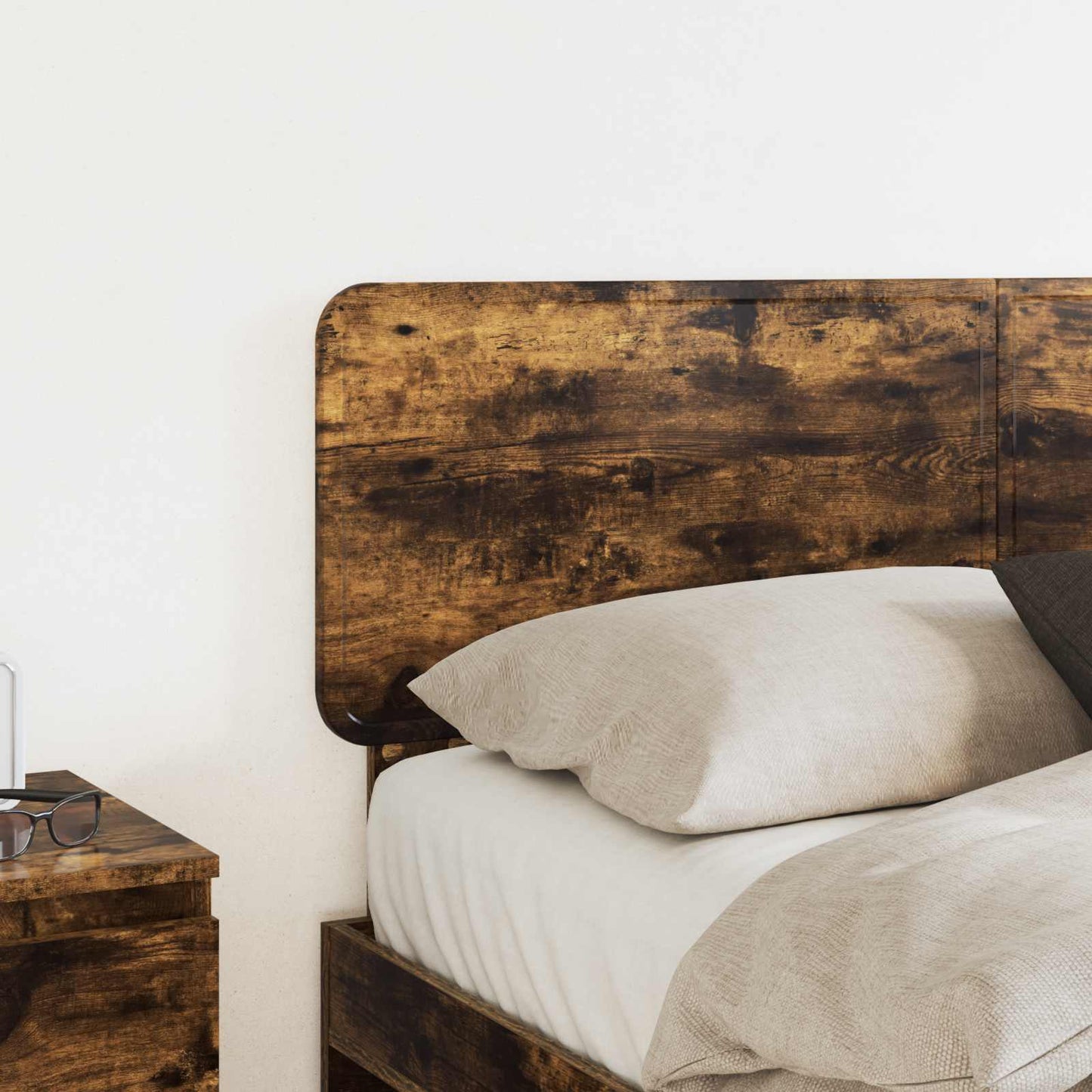 vidaXL Headboard Smoked Oak Engineered wood