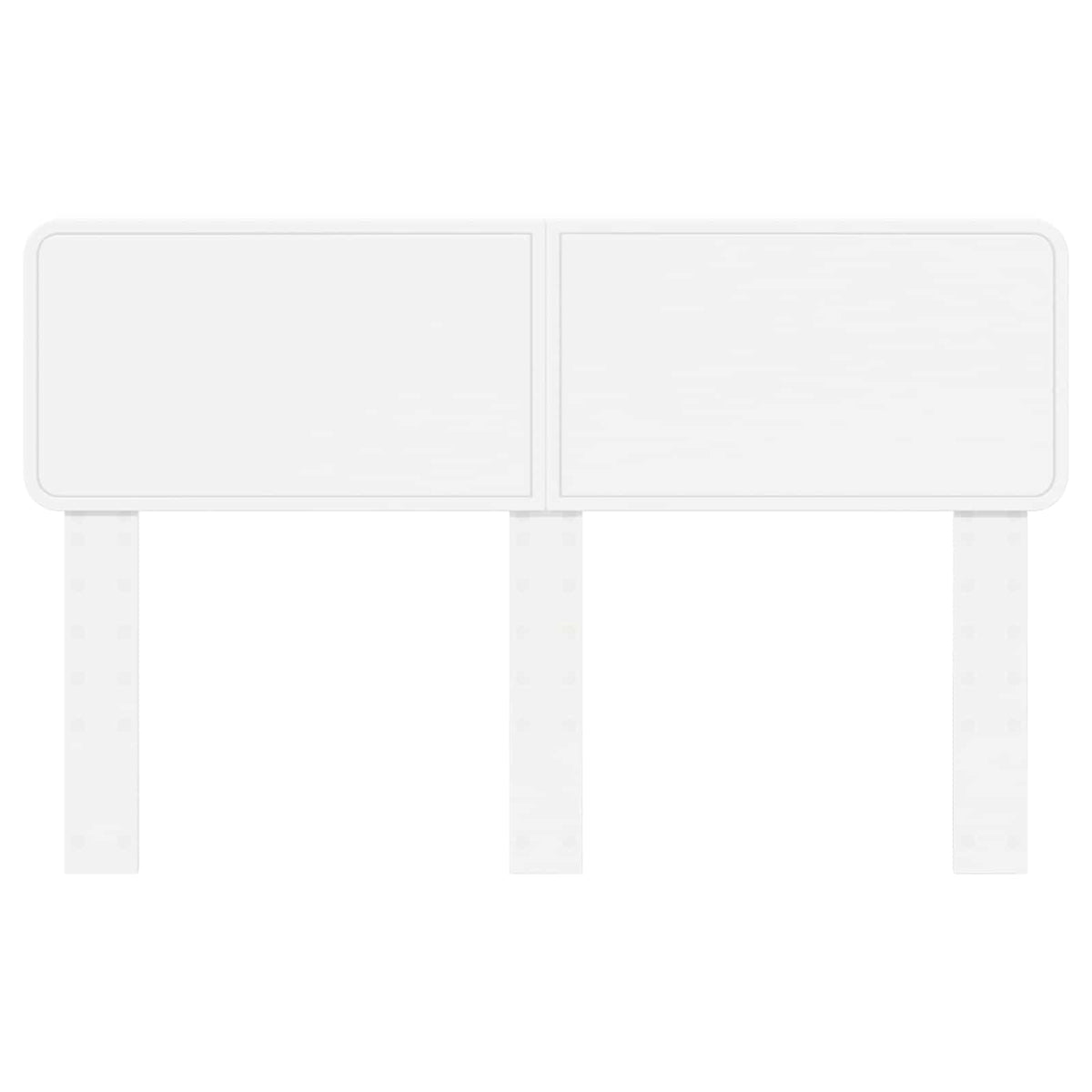 vidaXL Headboard White Engineered wood