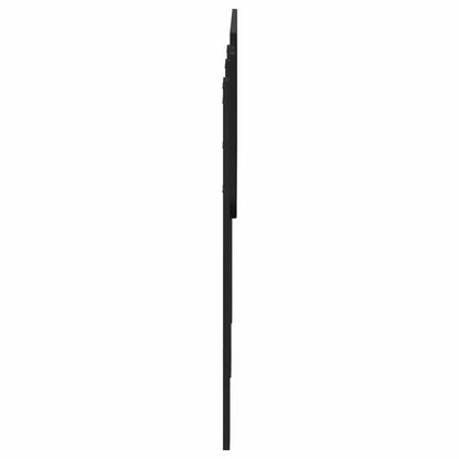 vidaXL Headboard Black Oak Engineered wood