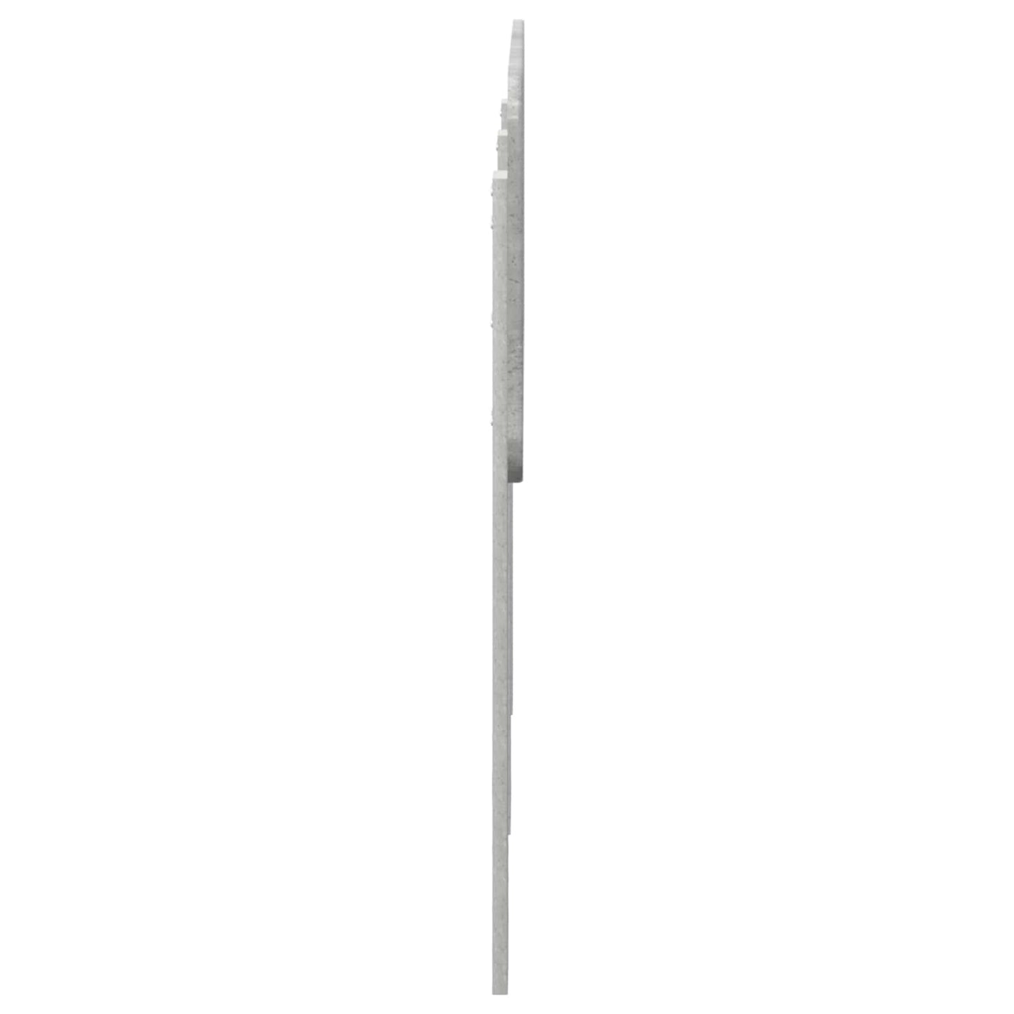 vidaXL Headboard Concrete Grey Engineered wood