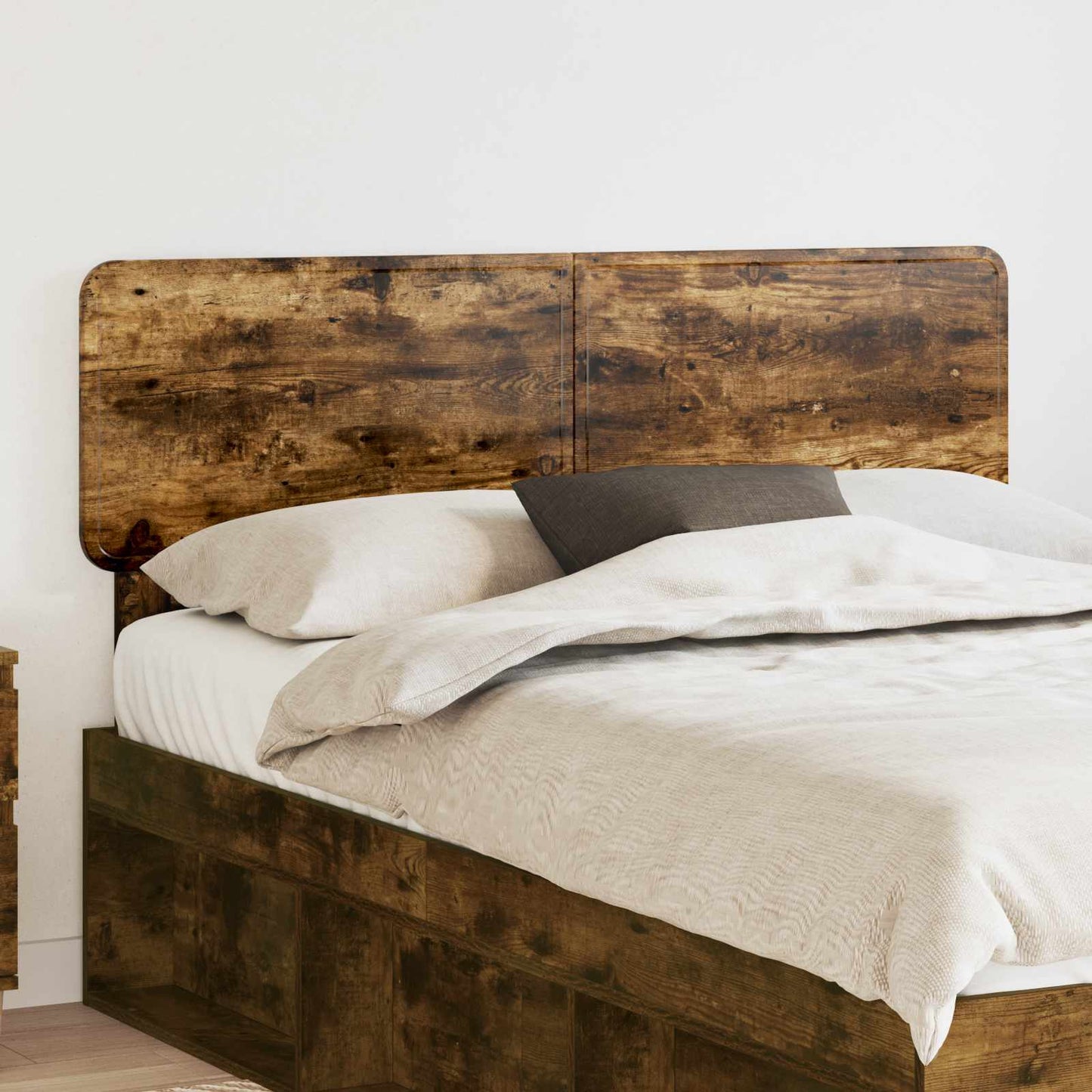 vidaXL Headboard Smoked Oak Engineered wood