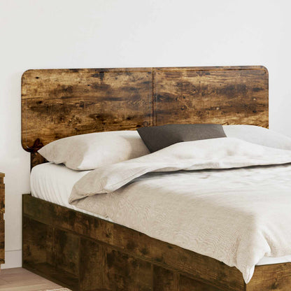 vidaXL Headboard Smoked Oak Engineered wood