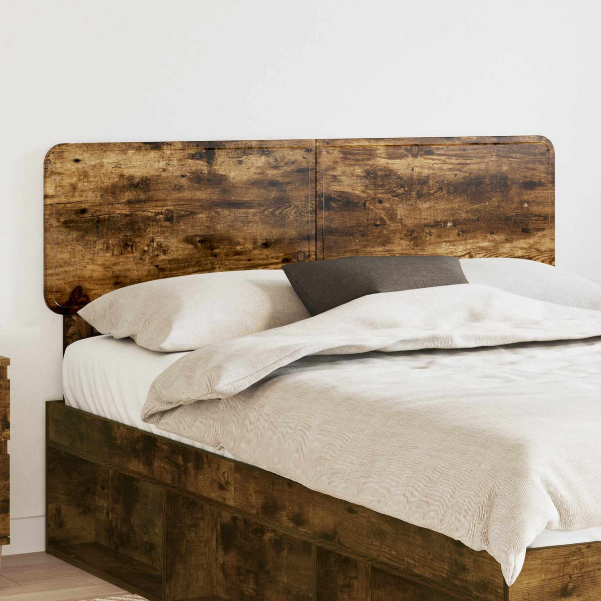 vidaXL Headboard Smoked Oak Engineered wood