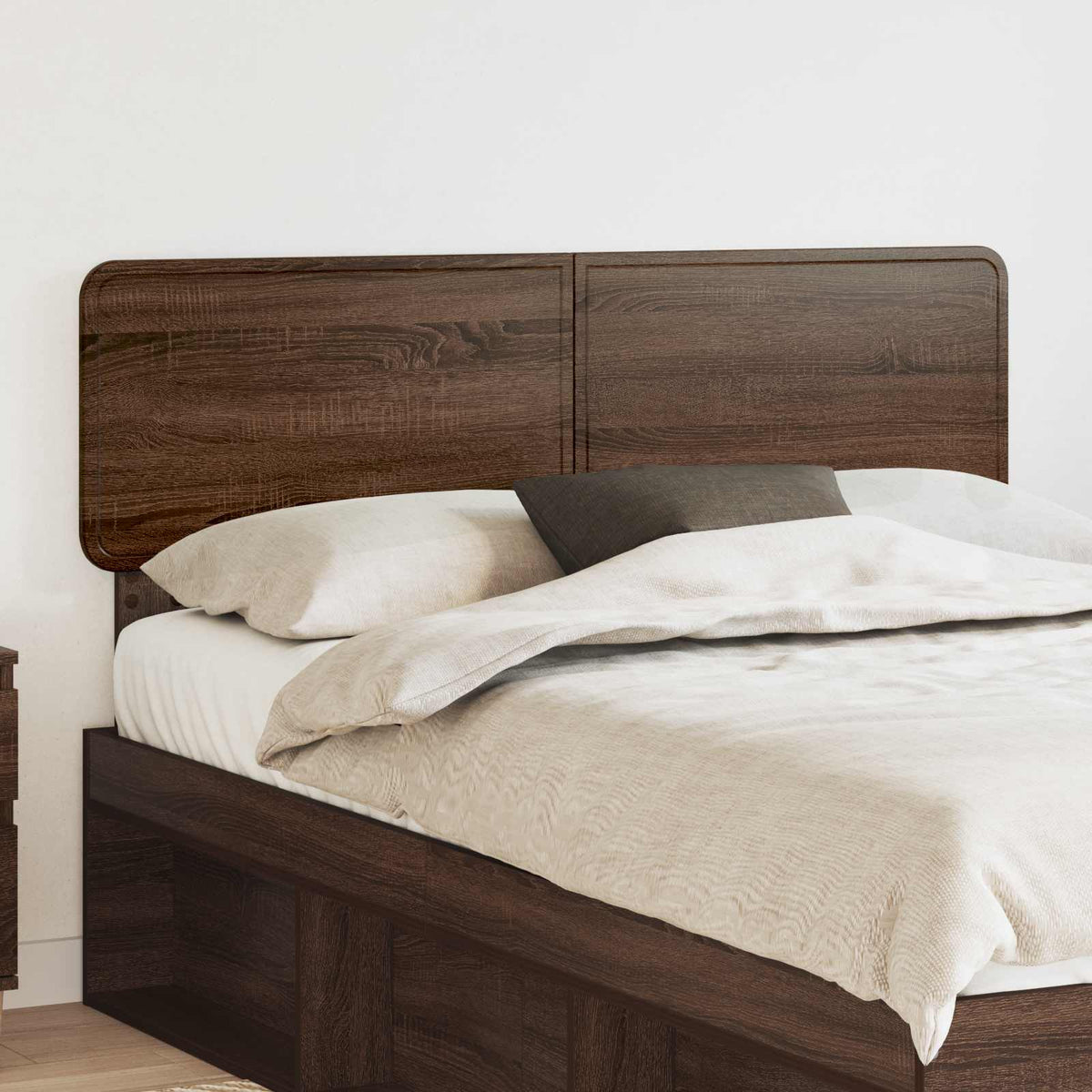 vidaXL Headboard Brown Oak Engineered wood